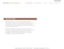 Tablet Screenshot of preveabogados.com